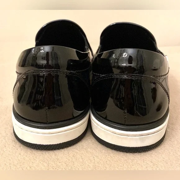 Jimmy Choo Men’s Grove Crocodile Embossed Black leather Slip On Sneaker SZ 43/10